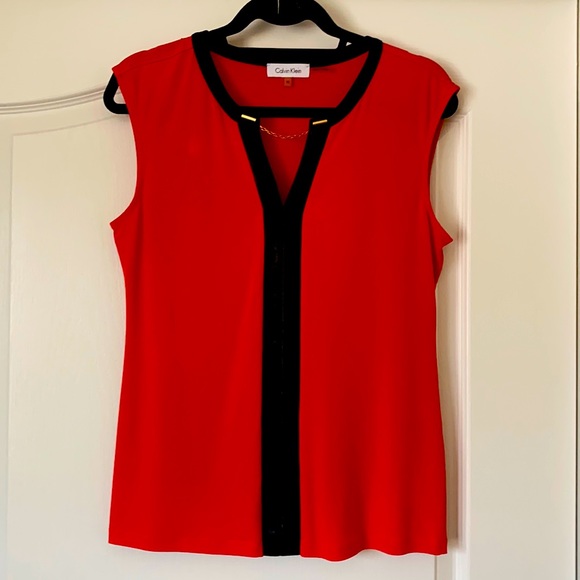 Calvin Klein Tops - Women’s Calvin Klein Red & Black top